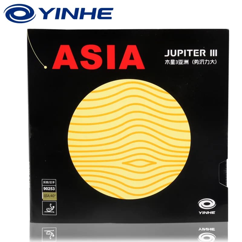 Yinhe Jupiter 3 Asia Table Tennis Rubber High-density Sponge Sticky Ping Pong Rubber Good For Quick Attack with Loop Drive
