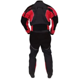LKVER Kayak Dry Suit For Men Latex Gaskets on Neck and Wrist Dual-adjustable Overskirt, Hook-and-loop Neoprene Locks Down