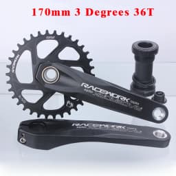 RACEWORK MTB Crankset 170/175mm Mountain Bike Crank Narrow Wide Chainring 32/34/36/38T 11/12S Bicycle Crankset Sprocket For GXP