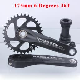 RACEWORK MTB Crankset 170/175mm Mountain Bike Crank Narrow Wide Chainring 32/34/36/38T 11/12S Bicycle Crankset Sprocket For GXP