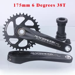 RACEWORK MTB Crankset 170/175mm Mountain Bike Crank Narrow Wide Chainring 32/34/36/38T 11/12S Bicycle Crankset Sprocket For GXP