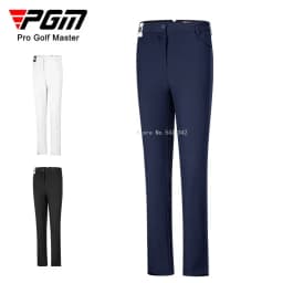 PGM Women's Golf Pants Windproof Warm Sports Pants Autumn Winter Ladies Split Slim Trousers Ankle Length Casual Sweatpants XS-XL