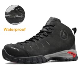 HUMTTO Waterproof Boots for Men Luxury Designer Outdoor Hiking Shoes Climbing Trekking Sneakers Leather Safety Mens Ankle Boots