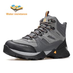 HUMTTO Waterproof Boots for Men Luxury Designer Outdoor Hiking Shoes Climbing Trekking Sneakers Leather Safety Mens Ankle Boots