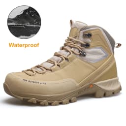 HUMTTO Waterproof Boots for Men Luxury Designer Outdoor Hiking Shoes Climbing Trekking Sneakers Leather Safety Mens Ankle Boots