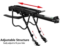 ROCKBROS Bike Rack Quick Release High Strength Aluminum Alloy Shelves Rear Rack MTB Road Bike Carry Holder Luggage Bicycle Rack