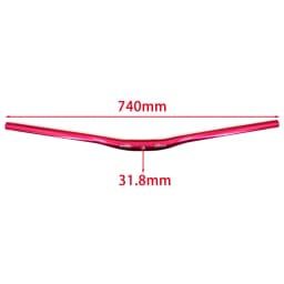 Mtb Handlebars For Mountain Bike 31.8mm Mtb Bike Table For Bicycle Handle Bar 740/780mm Swallow Handlebar Parts Colorful