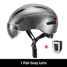 ROCKBROS Bicycle Helmet Aero Cycling Helmet Integrally-molded Bike Helmet Men Women Goggles Lens MTB Road Cycling Equipment