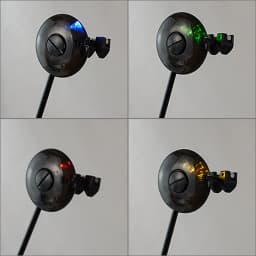 Hirisi LED Carp Fishing Swingers Drop Off Indicator 4 Color In Zipped Case Carp Fishing Equipment B2022