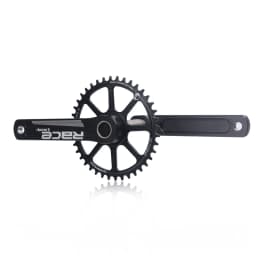 RACEWORK Road Bike Crankset 10/11/12 Speed 172.5/175mm Single Chainring 42/44T Wide And Narrow Sprocket CrankSet For GXP