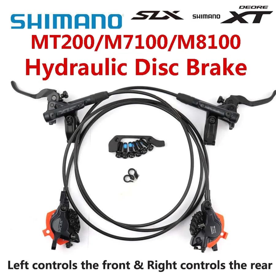 SHIMANO DEORE SLX XT MT200 M7100 M8100 Brake Mountain Bike Hydraulic Disc Brake MTB ICE-TECH Left & Right