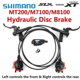 SHIMANO DEORE SLX XT MT200 M7100 M8100 Brake Mountain Bike Hydraulic Disc Brake MTB ICE-TECH Left & Right