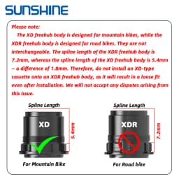 SUNSHINE XD Structure Bicycle Cassette 12 Speed 9T-50T Black Mountain Bike Freewheel 12V for Sram XD freehub GX EAGLE XX1 X01