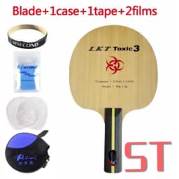 Original LKT Toxic3 Chop Type Table Tennis Blade Straight Handle ST