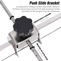 LEBYCLE Bicycle Derailleur Hanger Calibration Tool 304 Stainless Steel Bike Frame Tail Hook Straightener Lifting Lug Pull Tool