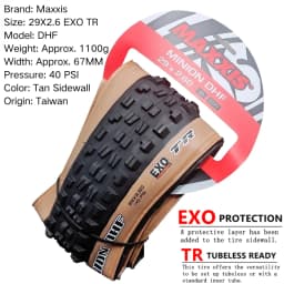 Maxxis Minion DHF (M301Ru) 26x2.3 27.5x2.3/2.5/2.8 29x2.3/2.5 Folding Downhill Tires For Mountain Bikes Are More Wear-resistant