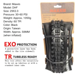 Maxxis Minion DHF (M301Ru) 26x2.3 27.5x2.3/2.5/2.8 29x2.3/2.5 Folding Downhill Tires For Mountain Bikes Are More Wear-resistant