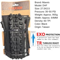 Maxxis Minion DHF (M301Ru) 26x2.3 27.5x2.3/2.5/2.8 29x2.3/2.5 Folding Downhill Tires For Mountain Bikes Are More Wear-resistant