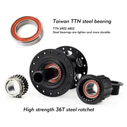 GOLDIX M370 32H Boost MTB Hub 36T Ratchet Center Lock Disc Brake Sealed Bearings HG XD MS 10-12 Speed Front Rear MTB Bicycle Hub