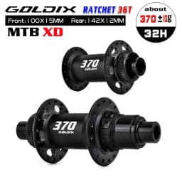 GOLDIX M370 32H Boost MTB Hub 36T Ratchet Center Lock Disc Brake Sealed Bearings HG XD MS 10-12 Speed Front Rear MTB Bicycle Hub