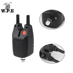 W.P.E 1set Carp Fishing Bait Alarm 4+1 Electronic Alert Luminous Indicator Fish Bell Carp Feeder Fishing LED Sound Wireless