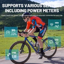 iGPSPORT BSC100S ANT+ GPS Odometer Cycling Bike Computer Riding Wireless Speedometer Support Powermeter 2.6 Inch large screen