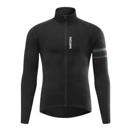 WOSAWE Men'sThermal Winter Cycling Jacket Fleece Lining Long Sleeve Jersey Windproof Running Riding Ciclismo Cycling Clothing