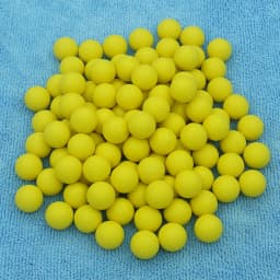 100 X. 68 Cal Paintball for Self Defense and Practice, Reusable .68 Caliber Ammo Solid Rubber Balls Projectile Fit for T4E HDR