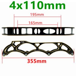 Speed Skate Frame 4x90mm 4x100mm 4x110mm 3x90 3x100 3x110mm
