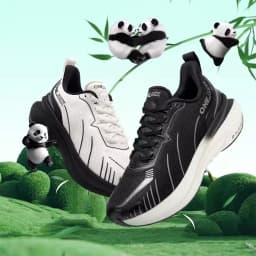 ONEMIX 2025 New Trail Running Shoes For Men Panda Winter Lace Up Sports Shoes Women Non-slip Outdoor Athletic Warm Male Sneakers