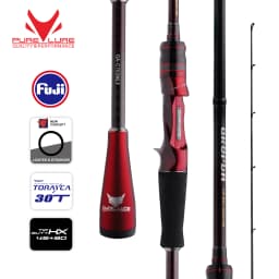 PURELURE GRUPLA Spinning Casting Rod High Carbon Universal Long Throwing Fishing Rod in FUJI Accessories Fast