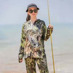 2025 DIAOLIAN Fishing Shirts/Pants Camouflage Sun Protection Breathable Moisture-wicking Quick Dry Anti-UV UPF50+ Fishing Suit
