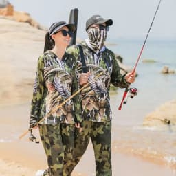 2025 DIAOLIAN Fishing Shirts/Pants Camouflage Sun Protection Breathable Moisture-wicking Quick Dry Anti-UV UPF50+ Fishing Suit