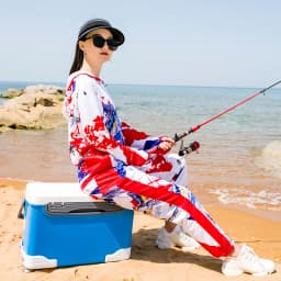 2025 DIAOLIAN Fishing Shirts/Pants Camouflage Sun Protection Breathable Moisture-wicking Quick Dry Anti-UV UPF50+ Fishing Suit