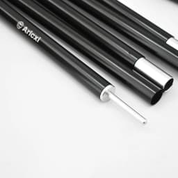 Aricxi 2pcs a lot High Quality Outdoor Ultralight 7075 Aluminium Alloy Sun Shelter Support Rod Pole tarp poles black