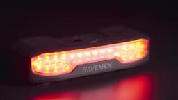 RAVEMEN Bike Turn Signals Rear Light Bicycle Wireless Taillight Horn NT101 Anti-Theft Vibration Alarm Auto On-Off Brake Sensor