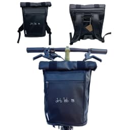 Folding Bike Front Carrier Bags & Panniers Use For Brompton Birdy Bicycle Front Storage Bag handbag With Aluminum Mount