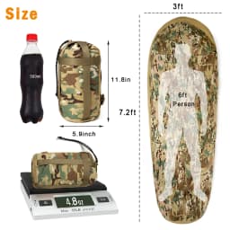 Tactical Military-Grade Akmax.cn Bivy Cover – 1.9lbs Waterproof Combat Sleeping Bag Sack for Army, Marine, Camping, Hiking