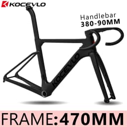 KOCEVLO Carbon Road Frame Disc Brake Max 700*32C Road Bicycle Frameset Full Internal Cable 44-56cm Carbon Bike Frames