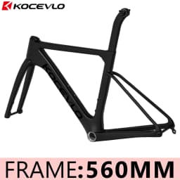 KOCEVLO Carbon Road Frame Disc Brake Max 700*32C Road Bicycle Frameset Full Internal Cable 44-56cm Carbon Bike Frames