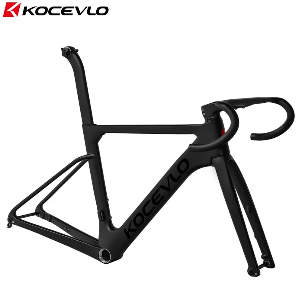 KOCEVLO Carbon Road Frame Disc Brake Max 700*32C Road Bicycle Frameset Full Internal Cable 44-56cm Carbon Bike Frames