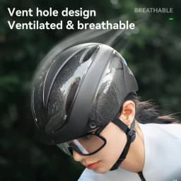 ROCKBROS Cycling Helmet Goggles Men Women Integrally-Molded MTB Bicycle Helmet Lightweight Mountain Road Bike Helmet Taillights