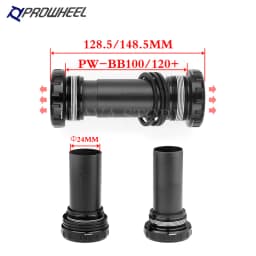 Prowheel Snow Bike Crankset 170mm Fat Bike Crank Sets 30T 32T 34T 36T 38T 40T 42T Sprocket 176/192mm Bottom Bracket E-Bike Part