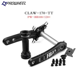 Prowheel Snow Bike Crankset 170mm Fat Bike Crank Sets 30T 32T 34T 36T 38T 40T 42T Sprocket 176/192mm Bottom Bracket E-Bike Part