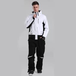 Sport Female Snowsuit Hooded Men Snowboarding One Piece Suit Waterproof Women Ski Jumpsuit Mountain Descent Man Overall Cltothes