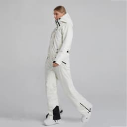 Sport Female Snowsuit Hooded Men Snowboarding One Piece Suit Waterproof Women Ski Jumpsuit Mountain Descent Man Overall Cltothes