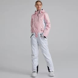 Sport Female Snowsuit Hooded Men Snowboarding One Piece Suit Waterproof Women Ski Jumpsuit Mountain Descent Man Overall Cltothes