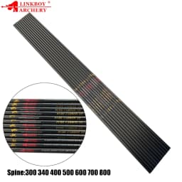 Archery Carbon Arrow Shaft 30/32" SP300 340 400 500 600 700 800 ID6.2mm Compound Recurve Bow Longbow Hunting Arrows