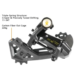 LTWOO RX 2x12 Speed, 24s Road Groupset 4Kit, Carbon Fiber Shifter + Carbon Fiber Rear Derailleurs + Front Derailleurs