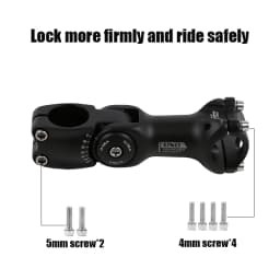 UNO Adjustable Bicycle Handlebar Riser 25.4mm Bicycle Riser 31.8mm Riser 0-60 Degree Lifting Handlebar Bicycle Parts